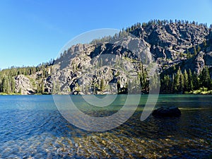 Homer Lake, Plumas National Forest, Northern California.