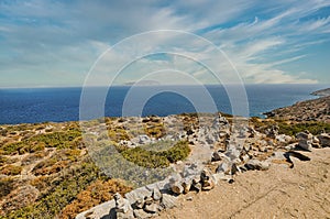 Homer tomb in Ios island, Greece