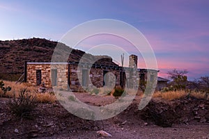 Homer Wilson Ranch In The Morning Light of Big Bend