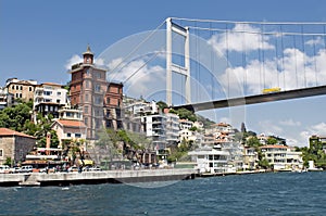 Homes along the Bosporus Turkey