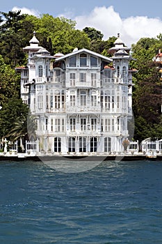 Homes along the Bosporus Turkey photo