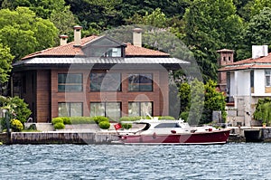 Homes along the Bosporus Turkey