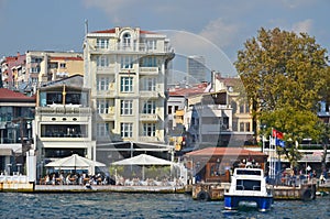 Homes along the scenic Bosphorus strait flows 19-mile stretch