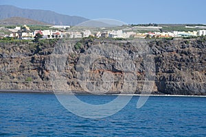 Homes on a cliff