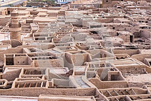 Homes and courtyards in old town Al-Ula photo