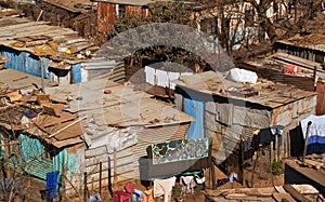 Homes of the poor. photo