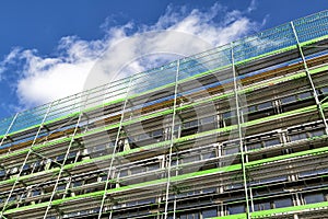 Homes under construction