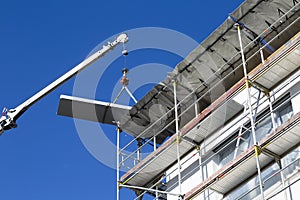 Homes under construction