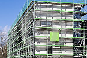 Homes under construction