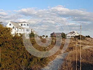 Homes on Wrightsville Beach, North Carolina