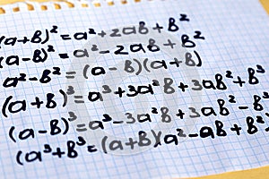 Homeschool. Studying mathematics in quarantine during covid-19 pandemic