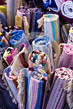 Homespun Multicolored Rugs