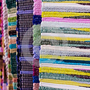 Homespun Multicolored Rugs