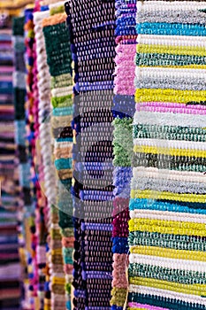 Homespun Multicolored Rugs