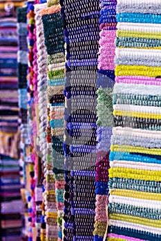 Homespun Multicolored Rugs