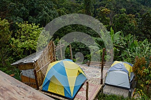 Homestay camping and tent at Doi Luang Chiang Dao in Chiang Mai , Thailand