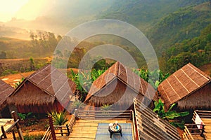 Homestay at Chiang Rai in Thailand.