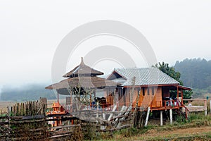 The homestay in countryside.