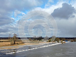 Homestead near river