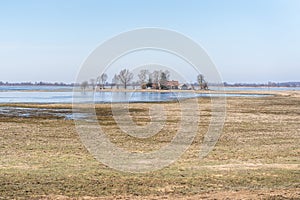 Homestead that were flooded