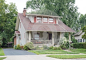 Homey House in Old Neighborhood with Front Porch