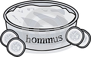 Hommus Dip & Cucumber