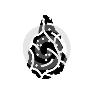 homo habilis tool human evolution glyph icon  illustration