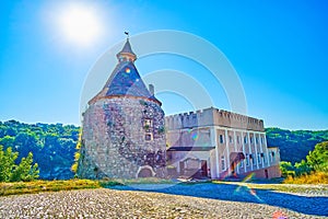 Honcharna Tower pottery tower in Kamianets-Podilskyi city, Ukraine photo