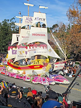 Honda's Ship of Dreams Parade Float