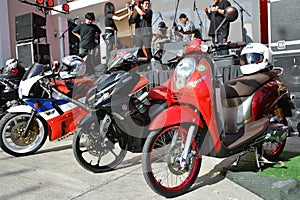 Honda scoopy at Revolve Car Show in Manila, Philippines