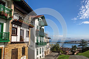 Hondarribia on basque coast of Spain