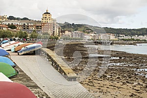 Hondarribia beach, Txingudi bay