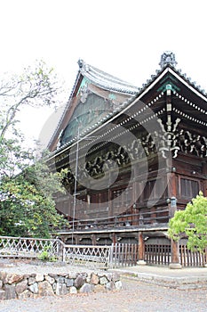 Hondo Hall of Seiryo-ji Temple in Kyoto, Japan photo