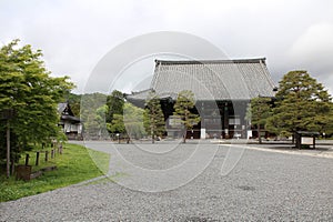 Hondo Hall of Seiryo-ji Temple in Kyoto, Japan photo