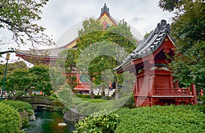 Hondo or Kannon-do, the Main Temple Building of Sensoji Kannon