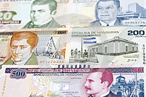 Honduran lempira a business background photo