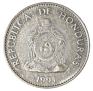 50 Honduran lempira centavos coin photo