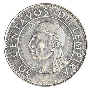 50 Honduran lempira centavos coin