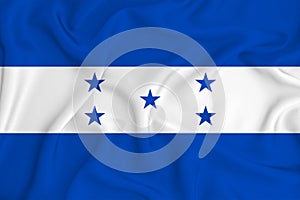 Honduras flag on the background texture. Concept for designer solutions photo