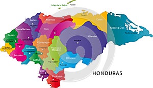 Honduras map