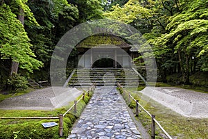 Honen-In, a Buddhist temple located in Kyoto, Japan photo