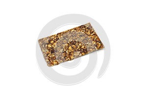 Honey bars with peanuts sesame background