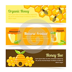 Honey bee banners