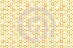 Honey bee comb background pattern. Honeycomb seamless background. Simple texture. hive bees wax Illustration. Vector print