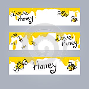 Honey and Bee illustration