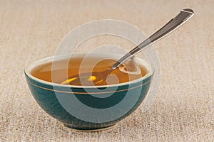 Honey in bowl