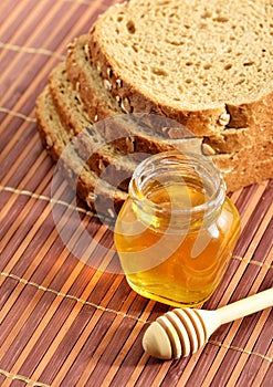 Honey with bread