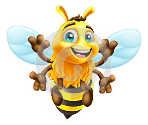 Honey Bumble Bee Cartoon Bumblebee Cute Mascot