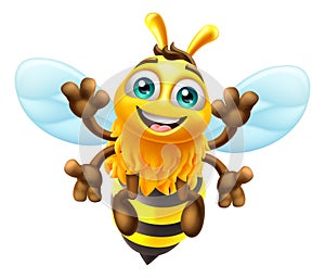 Honey Bumble Bee Cartoon Bumblebee Cute Mascot