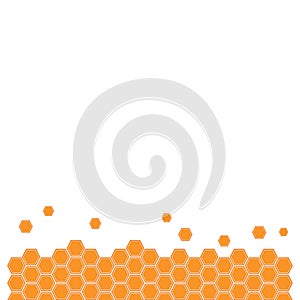 Honey comb background texture illustration concept